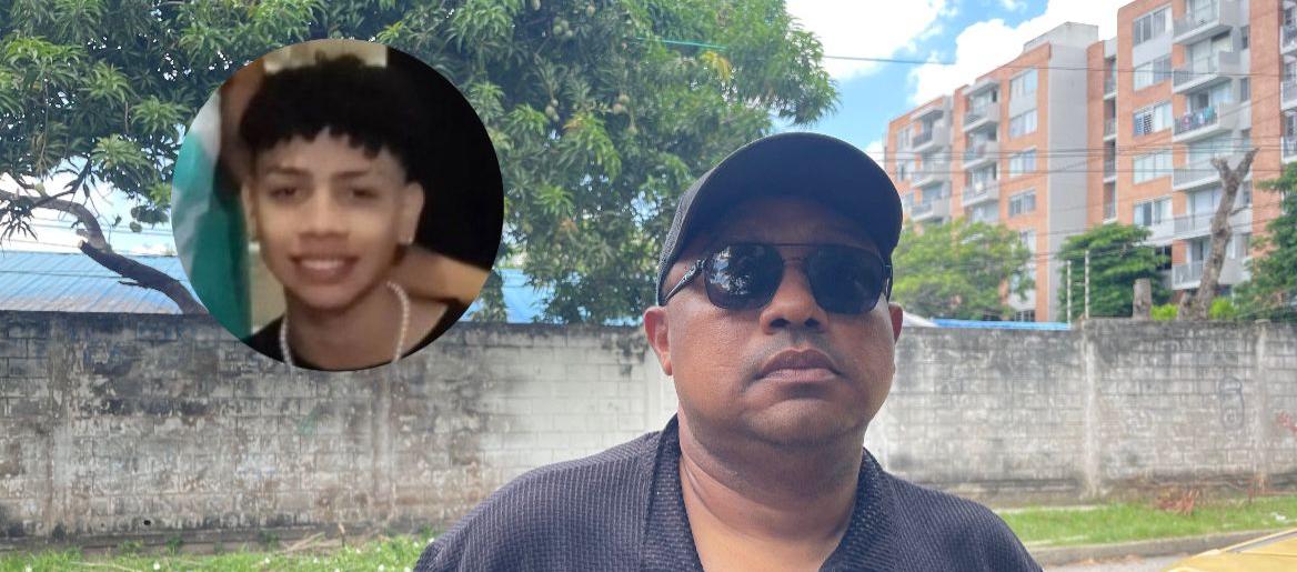 Edinson Colón, papa de Haner David Colón, asesinado en el barrio Galán. 