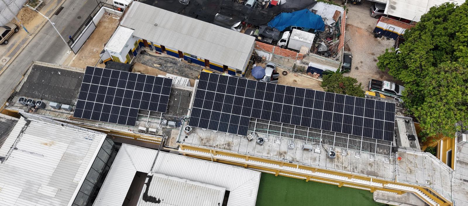 Planta solar de la IUB.