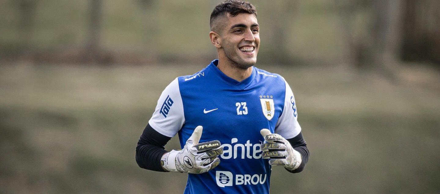 Santiago Mele, portero del Junior, será titular en reemplazo de Sergio Rochet.