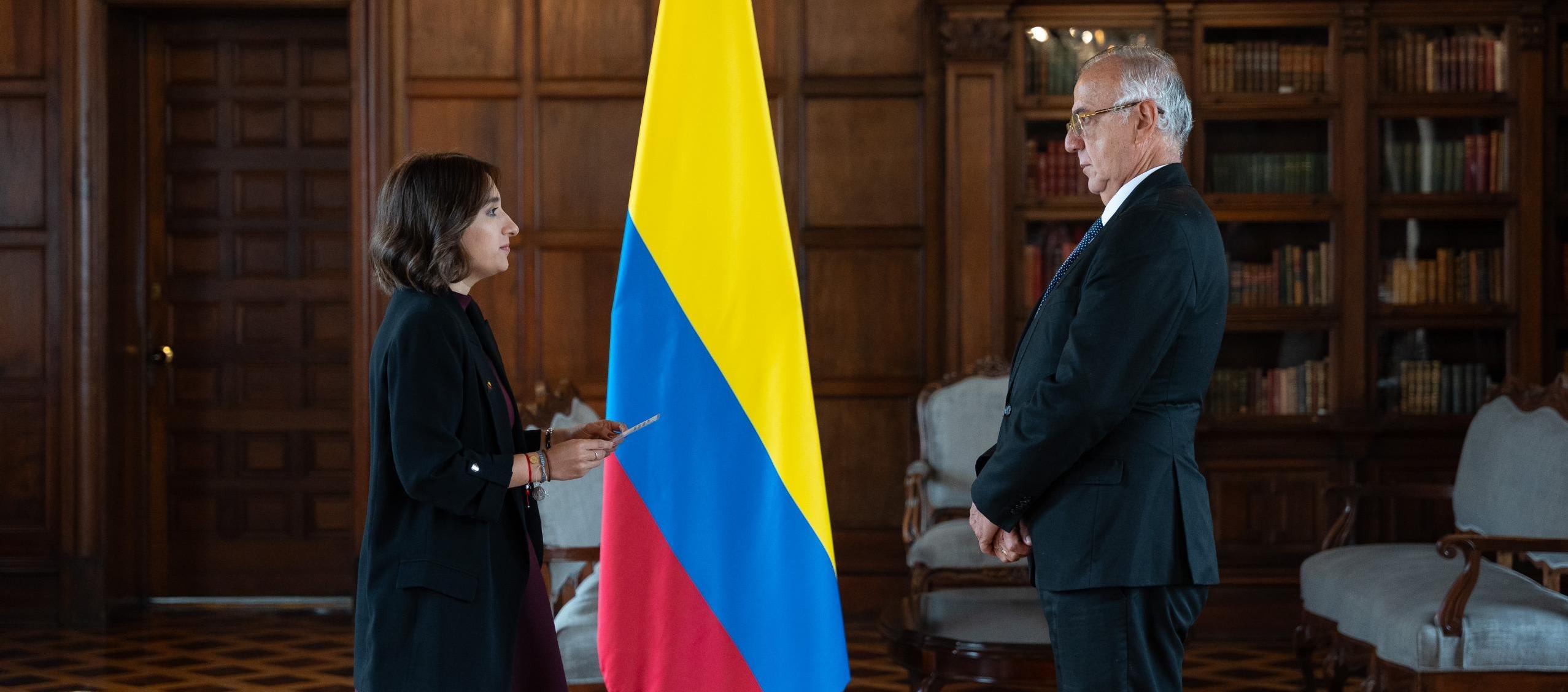 Acto de posesión de Iván Velásquez como embajador de Colombia ante la Santa Sede.
