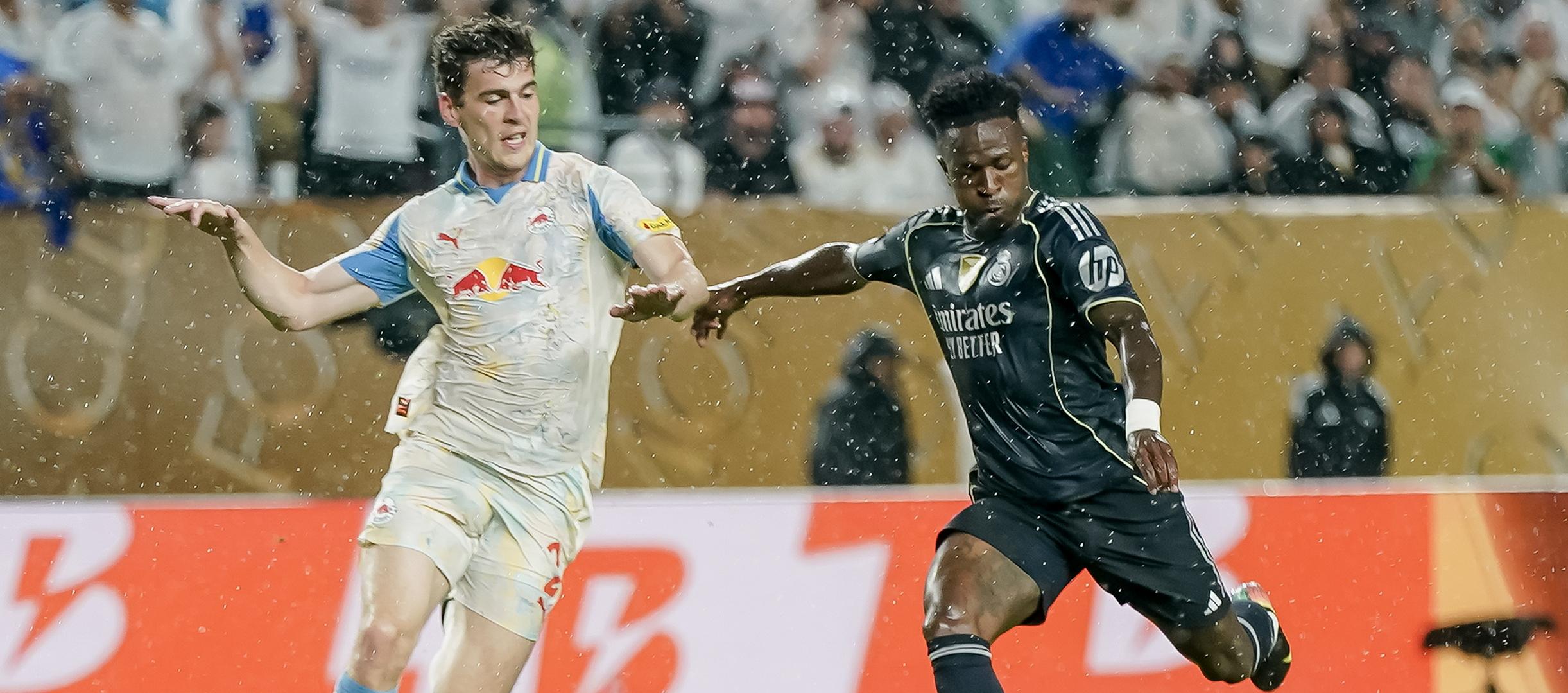 Vinicius Junior marcó el primer gol del Real Madrid ante el Salzburgo.