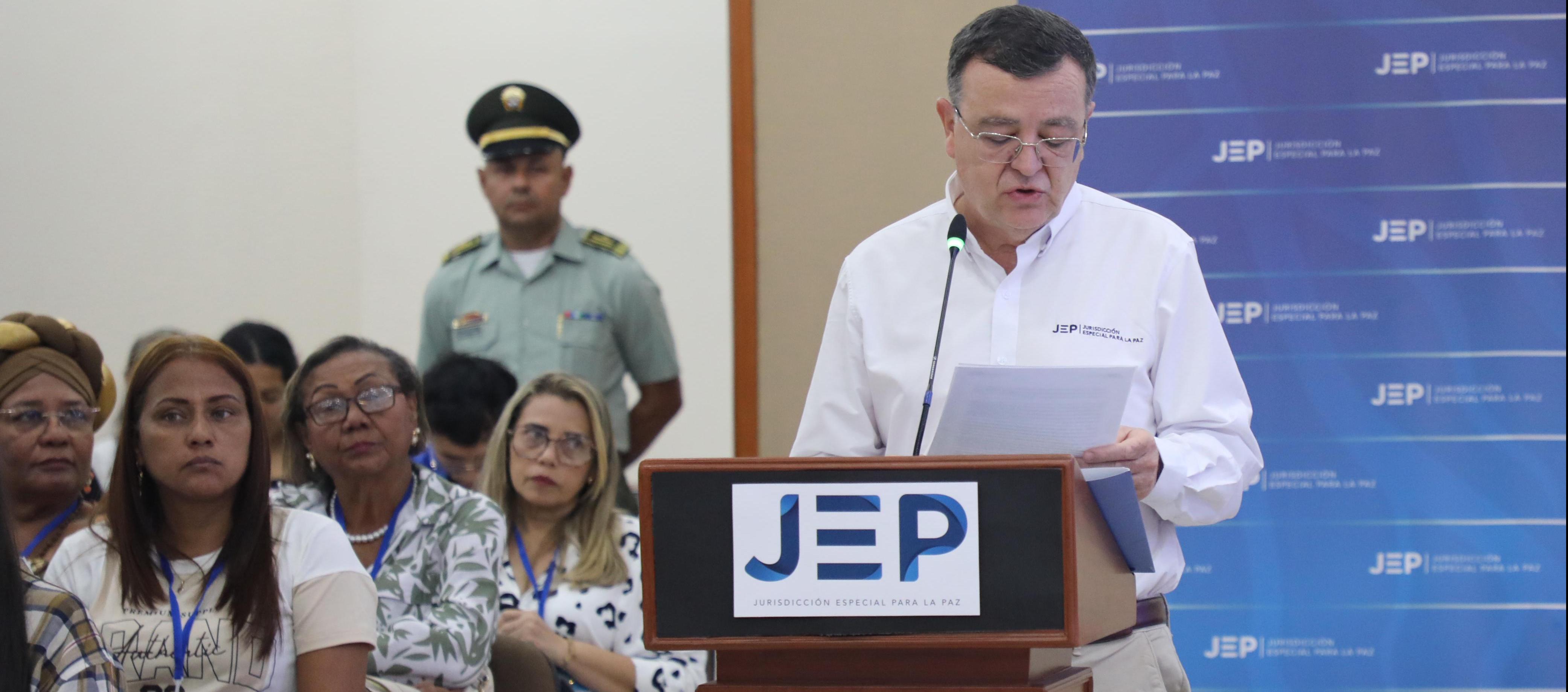 El presidente de la Justicia Especial de Paz, magistrado Alejandro Ramelli Arteaga.