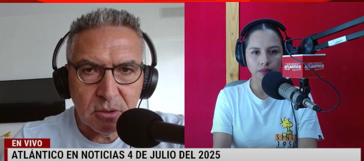 Transmisión de Atlántico en Noticias.