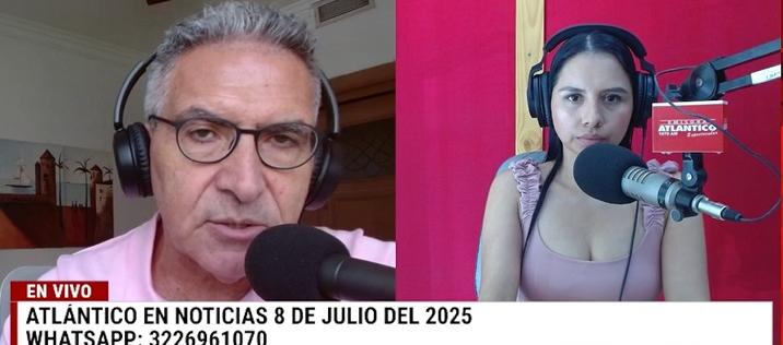 Transmisión de Atlántico en Noticias.