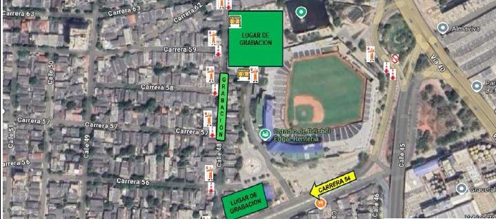 Los cierres viales de este sábado.