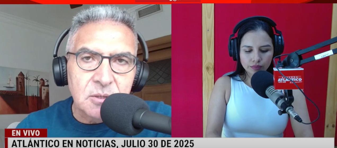 Transmisión de Atlántico en Noticias.