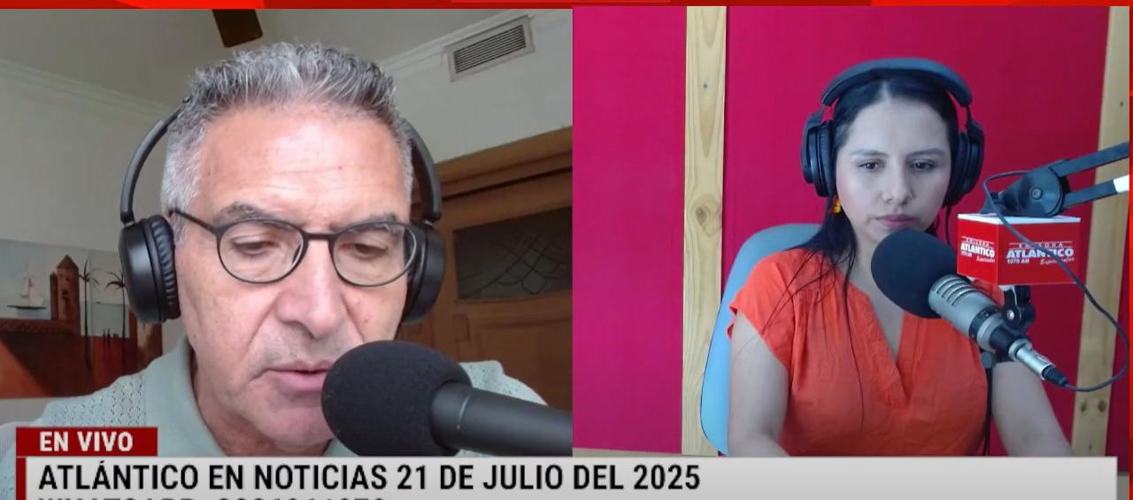 Transmisión de Atlántico en Noticias.