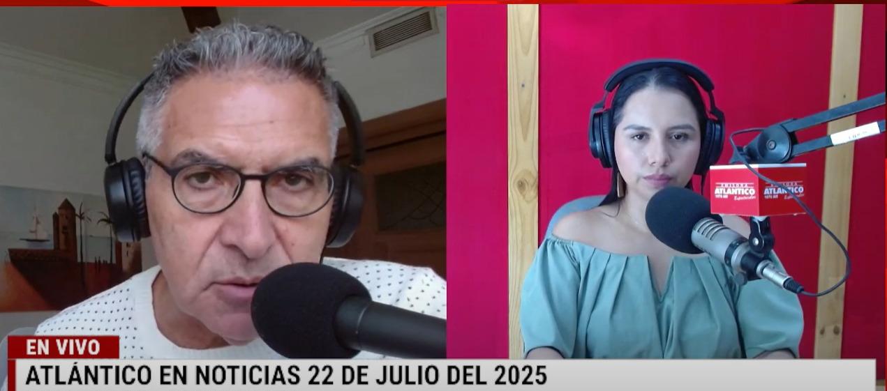 Transmisión de Atlántico en Noticias.