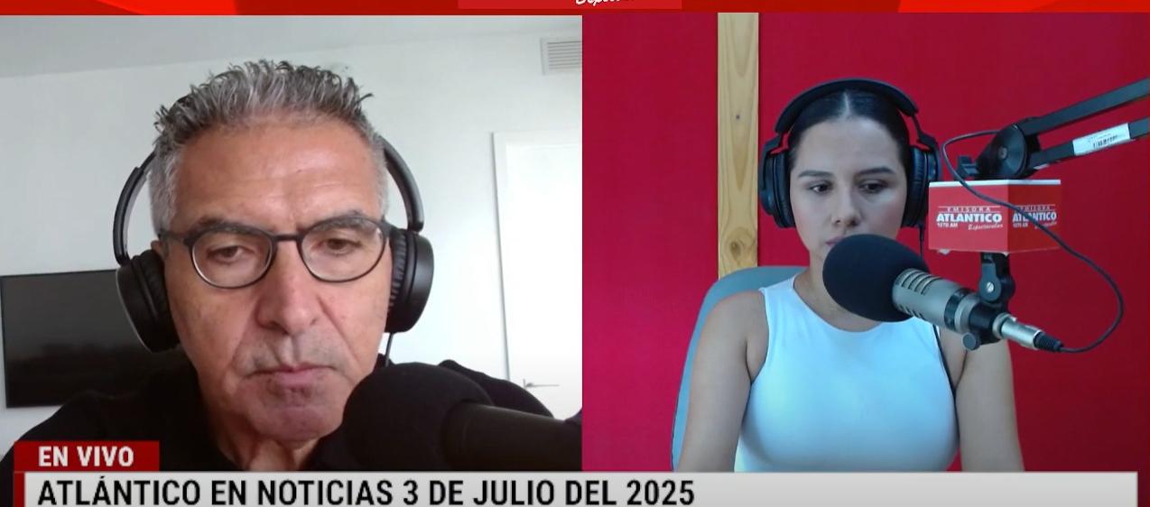 Transmisión de Atlántico en Noticias.