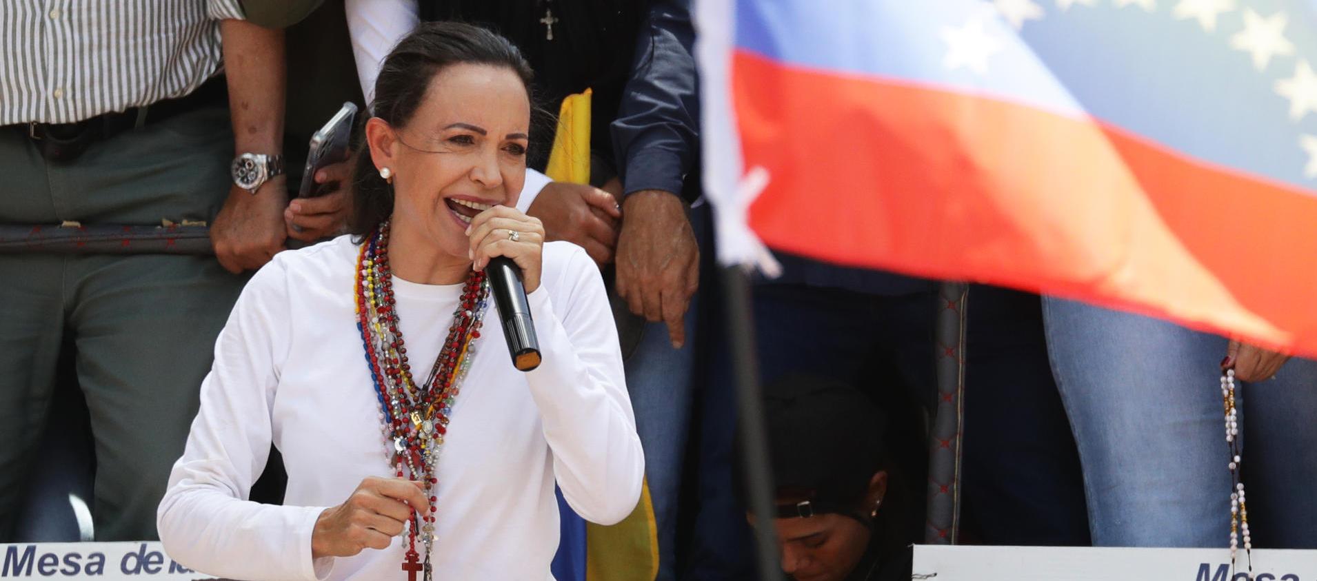 María Corina Machado, líder opositora venezolana.