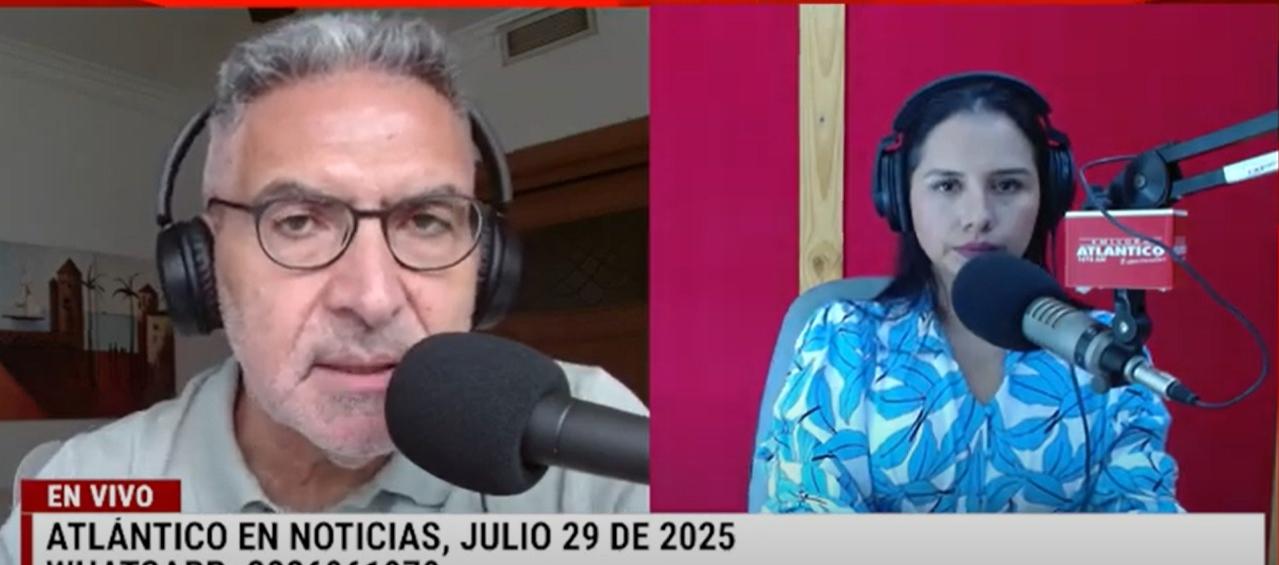 Transmisión de Atlántico en Noticias.