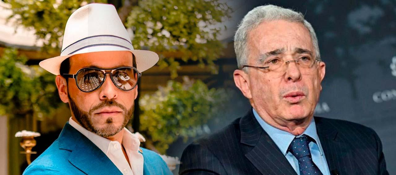 Abelardo De La Espriella y Álvaro Uribe Vélez.