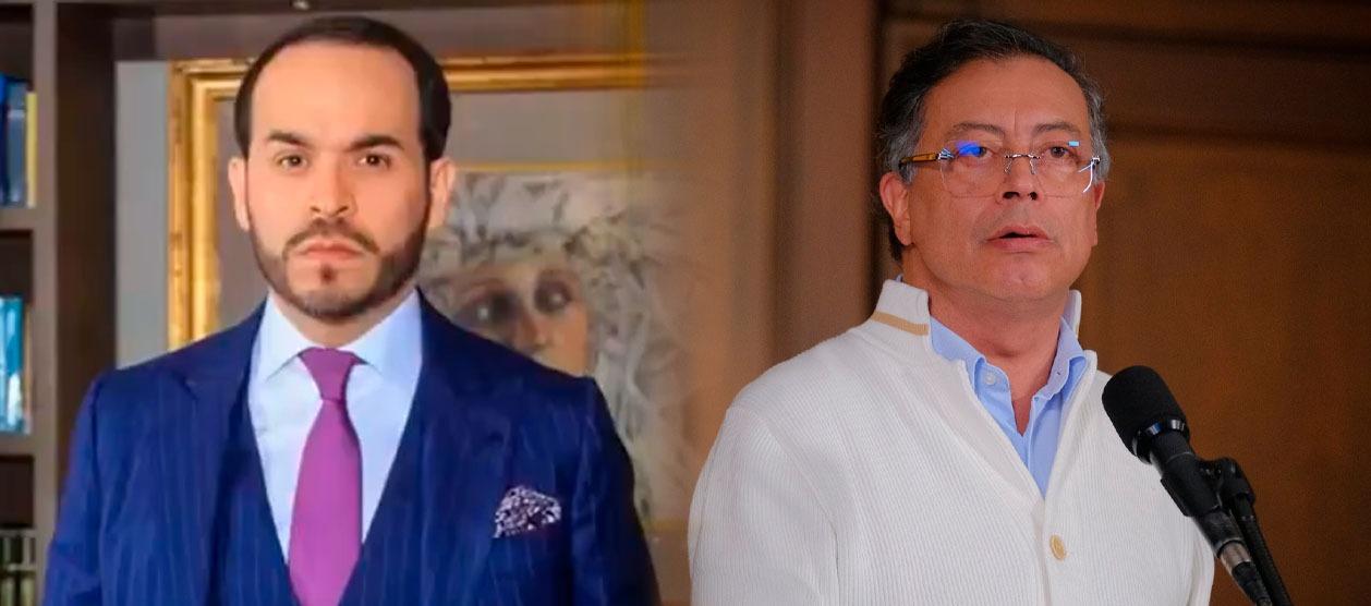 Abelardo De la Espriella y el Presidente Gustavo Petro.