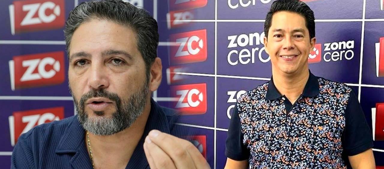 Los congresistas  Agmeth Escaf y Pedro Flórez. 