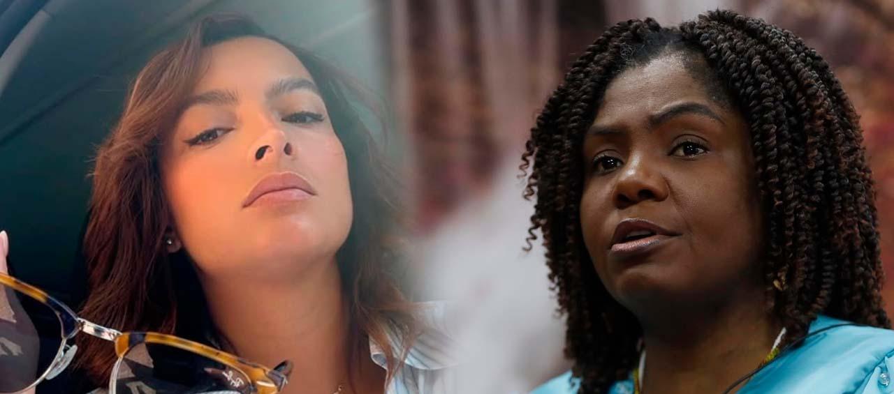 Andrea Petro y Francia Márquez.