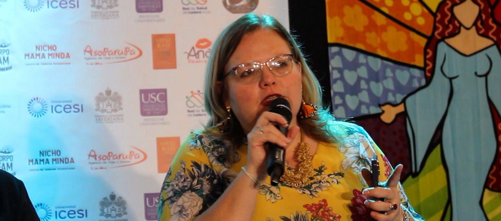 La directora del ICBF, Astrid Cáceres.