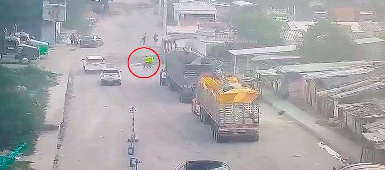  Momento del atentado contra el gerente de Riverport.