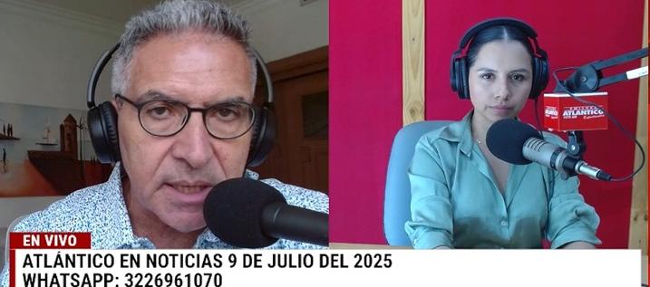 Transmisión de Atlántico en Noticias.
