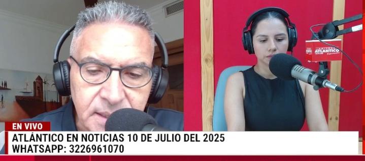 Transmisión de Atlántico en Noticias.