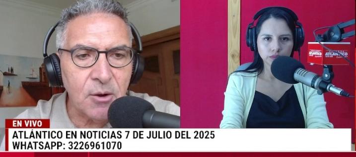 Transmisión de Atlántico en Noticias.