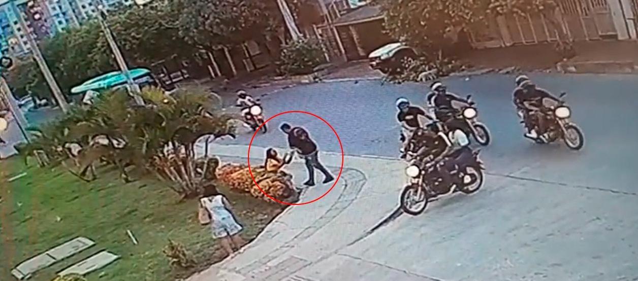 Una mujer fue asaltada por 9 delincuentes en el mes de junio en el barrio Santa Helena, en Barranquilla. 