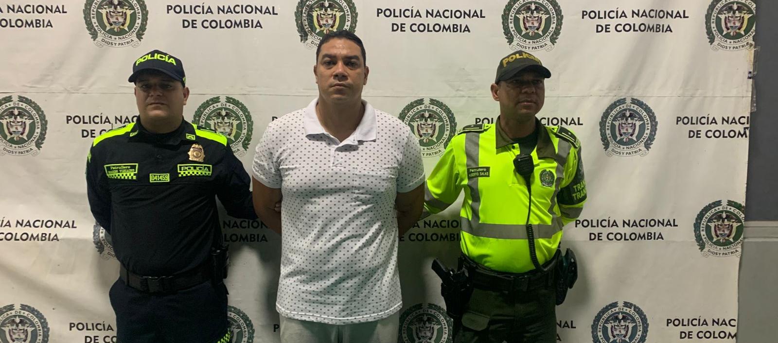 Edwin Cataño Guevara, bombero señalado de causarle la muerte a Juan David Ucrós.