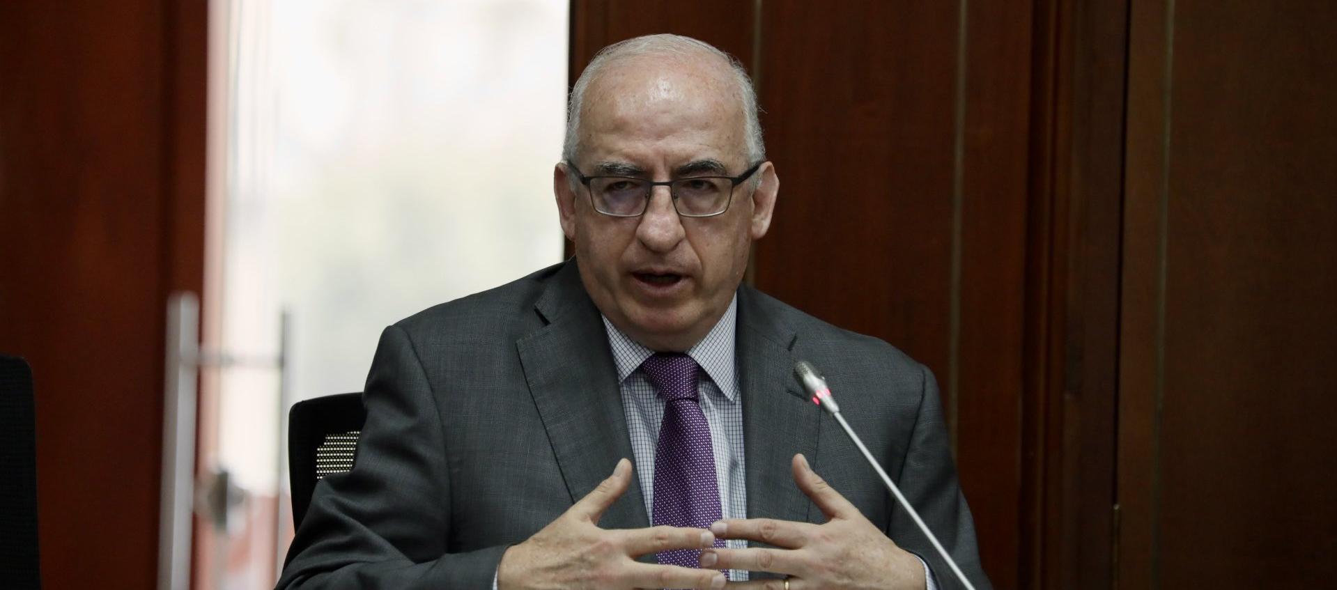 Leonardo Villar, gerente general del Banco de la República.