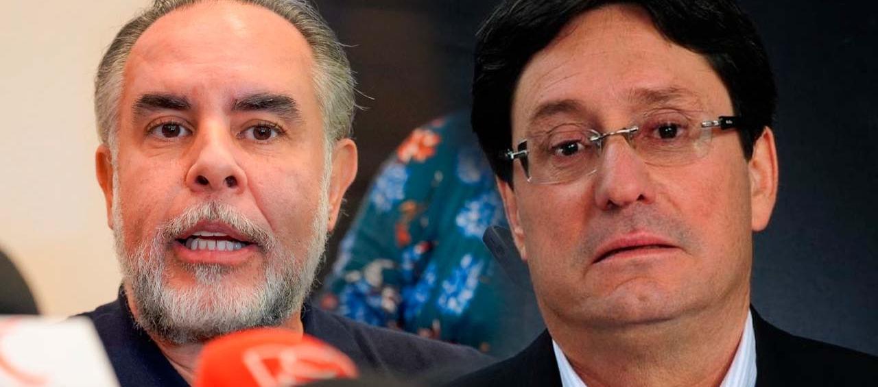 Ministro del Interior, Armando Benedetti; y ex vicepresidente Francisco Santos. 