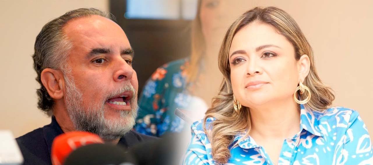 Armando Benedetti y Lina María Garrido.