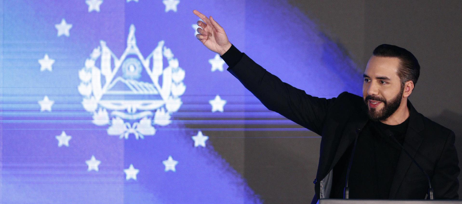 El Presidente de El Salvador, Nayib Bukele.