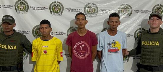 Capturados por homicidios en Fundación. 