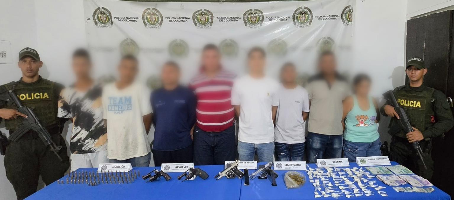 Capturados del 'Clan del Golfo' y 'Los Primos'. 
