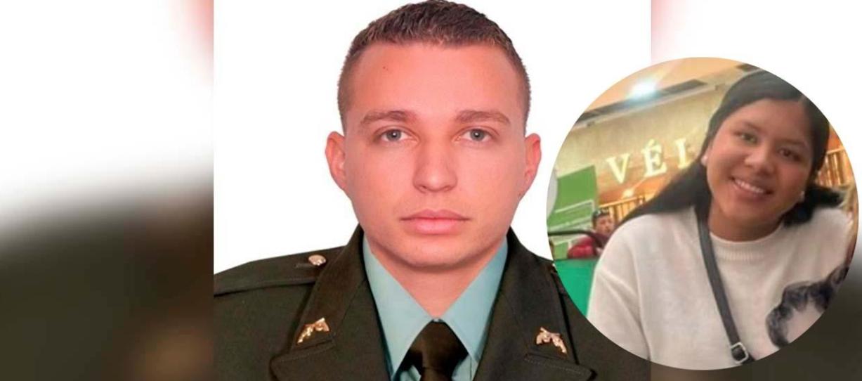 Carlos Eduardo Padilla, capturado, y la víctima, Paula Andrea Celis Guzmán.