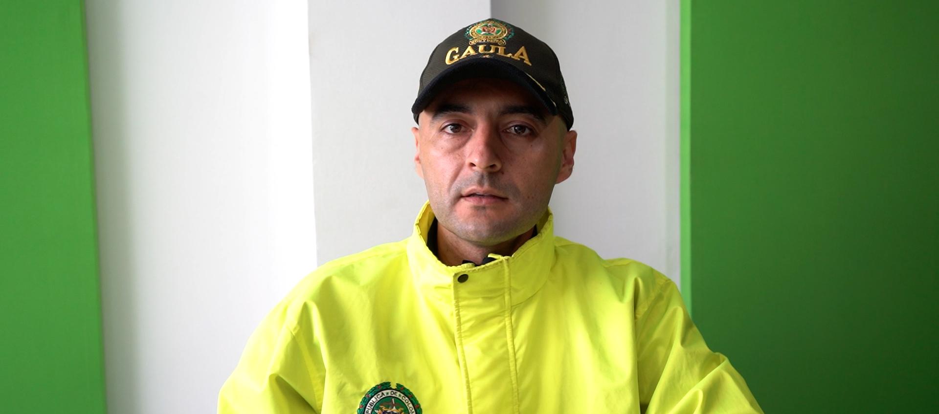 Mayor Julián Cañas, Nuevo Comandante del Gaula Mebar.