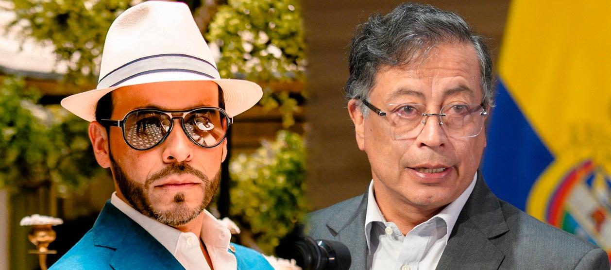 Abelardo De La Espriella y el Presidente Gustavo Petro.