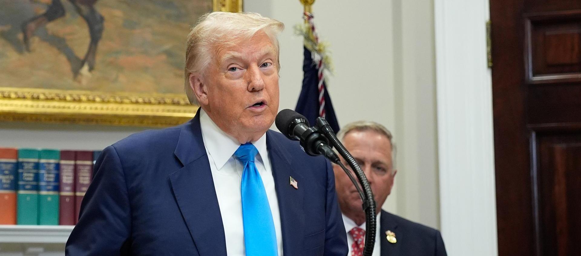 El Presidente estadounidense, Donald Trump. 