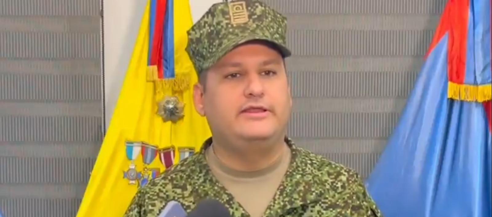 Coronel de Infantería de Marina Ricardo Visbal, comandante de la Brigada de Infantería de Marina No. 2.