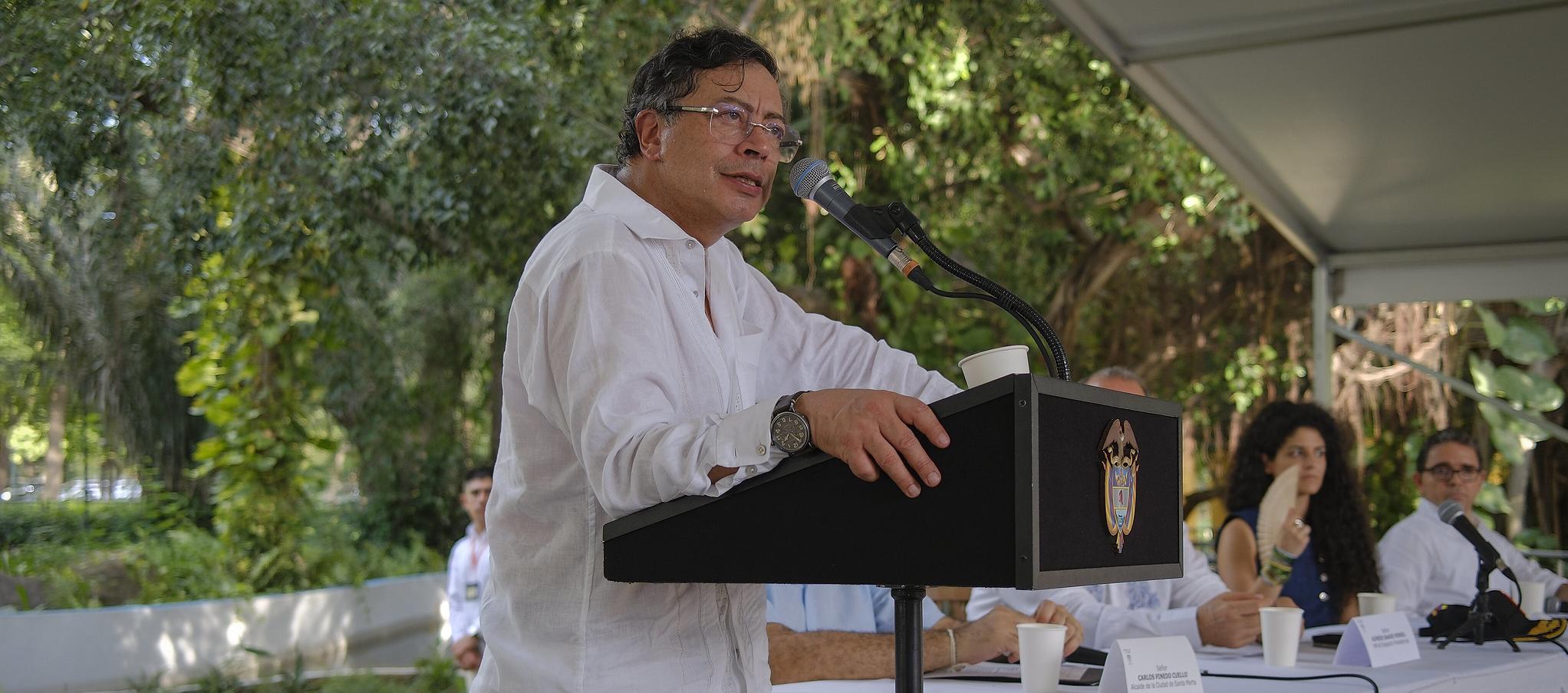 El Presidente Gustavo Petro.