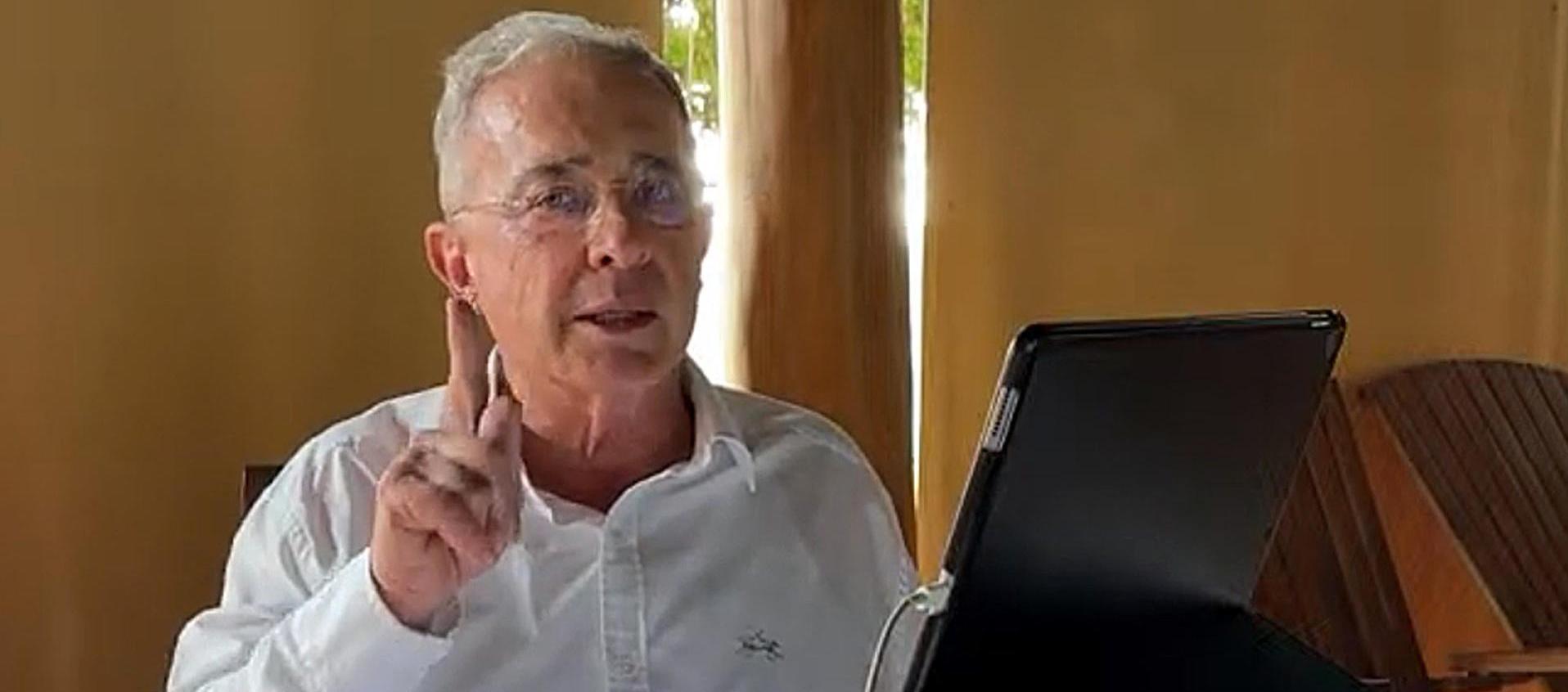 El expresidente Álvaro Uribe.