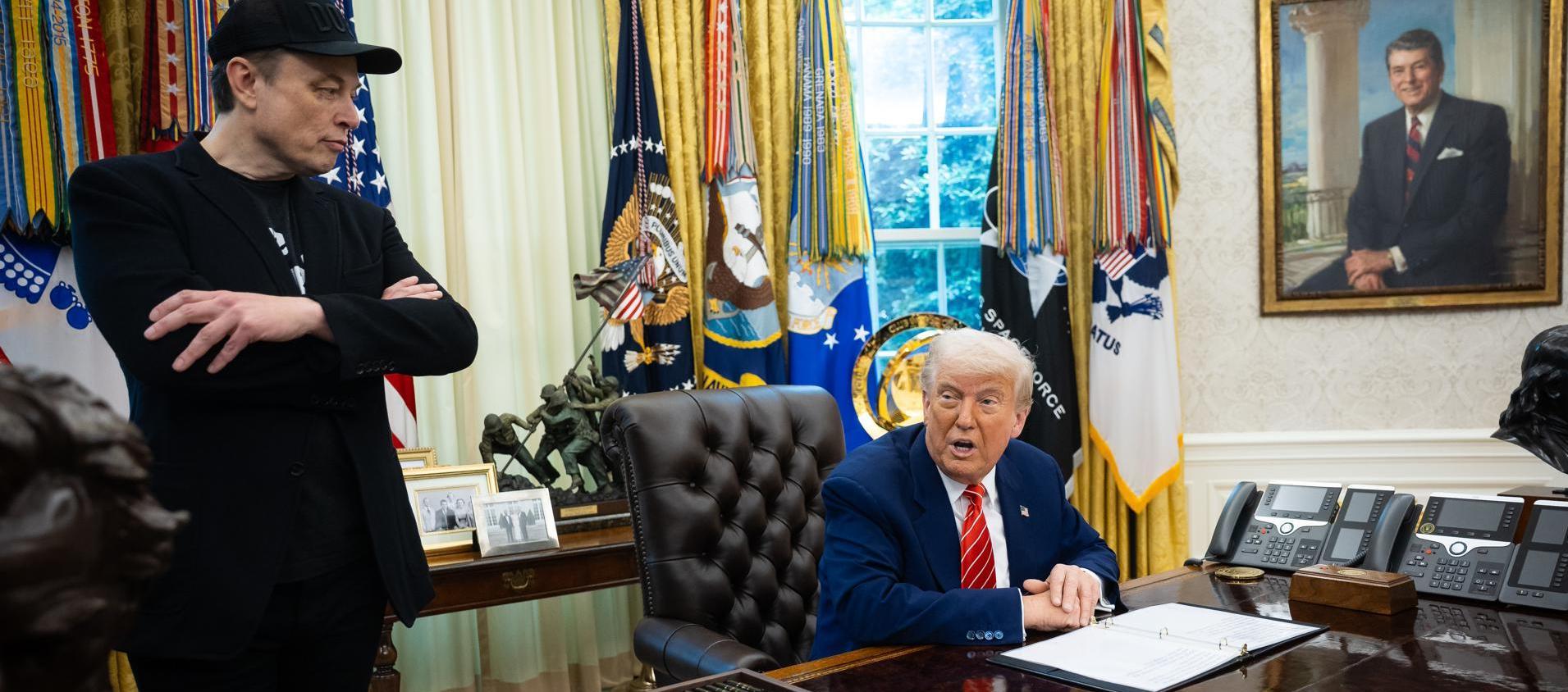 Elon Musk y Donald Trump.