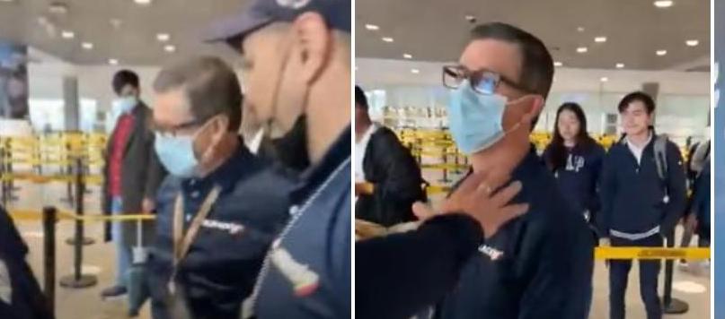  Jaime Alonso Sánchez Cárdenas golpeó a un viajero y le ocasionó lesiones en su rostro y pierna izquierda. 