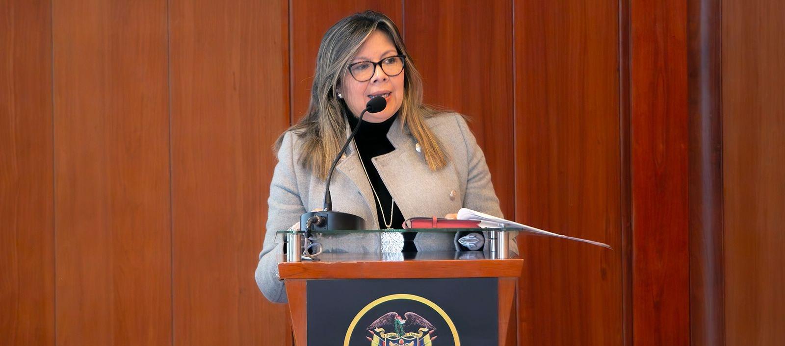 La Fiscal General de la Nación, Luz Adriana Camargo.