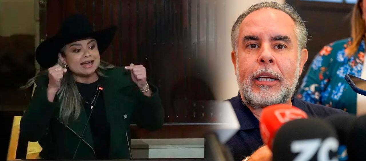 Lina María Garrido y Armando Benedetti.