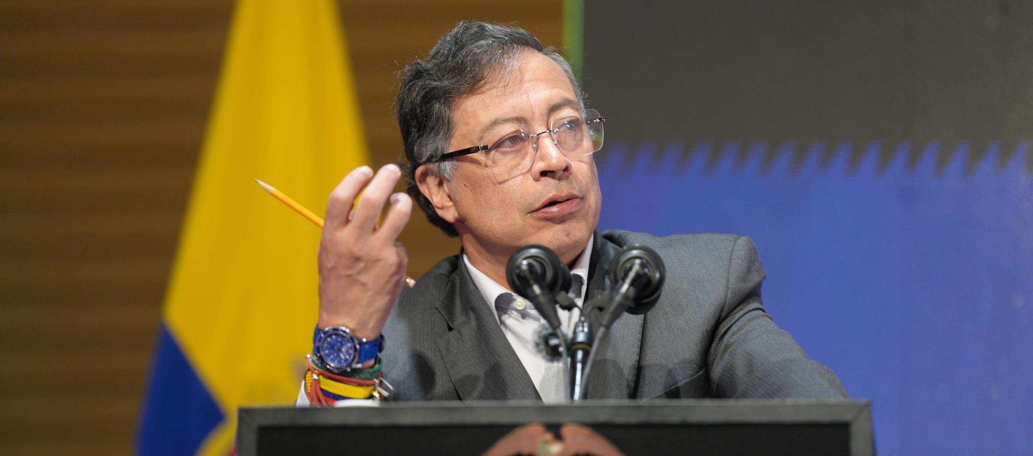 El Presidente Gustavo Petro.