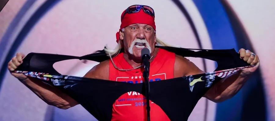 El luchador estadounidense Hulk Hogan.