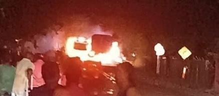 Lugar donde sucedió la explosión.