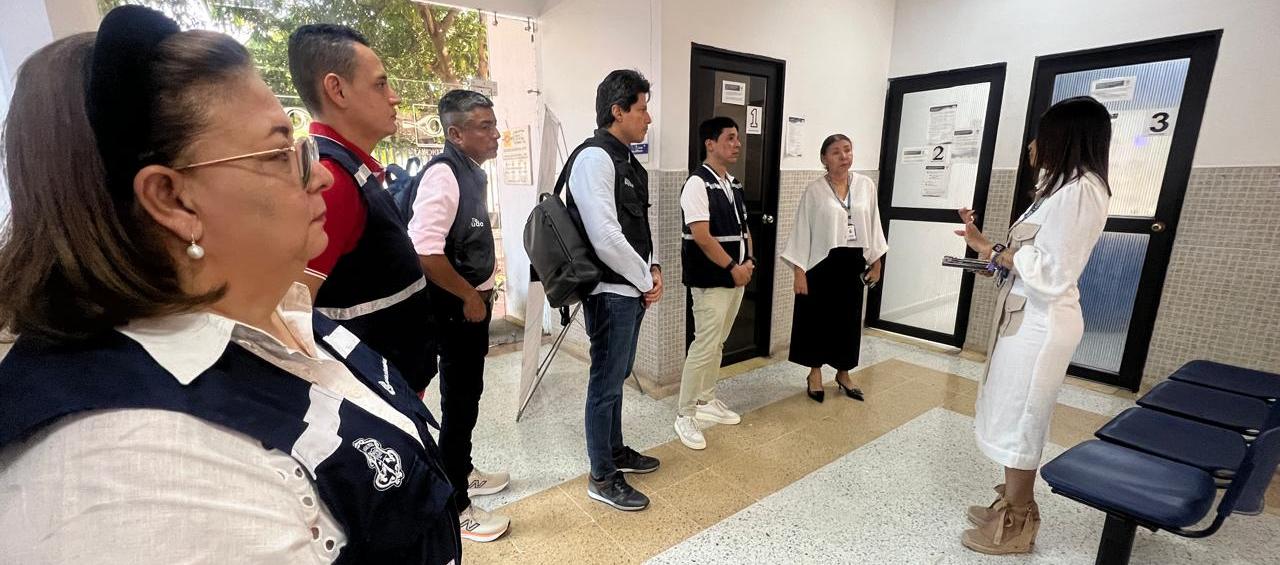 Imagen de la inspección de este jueves.