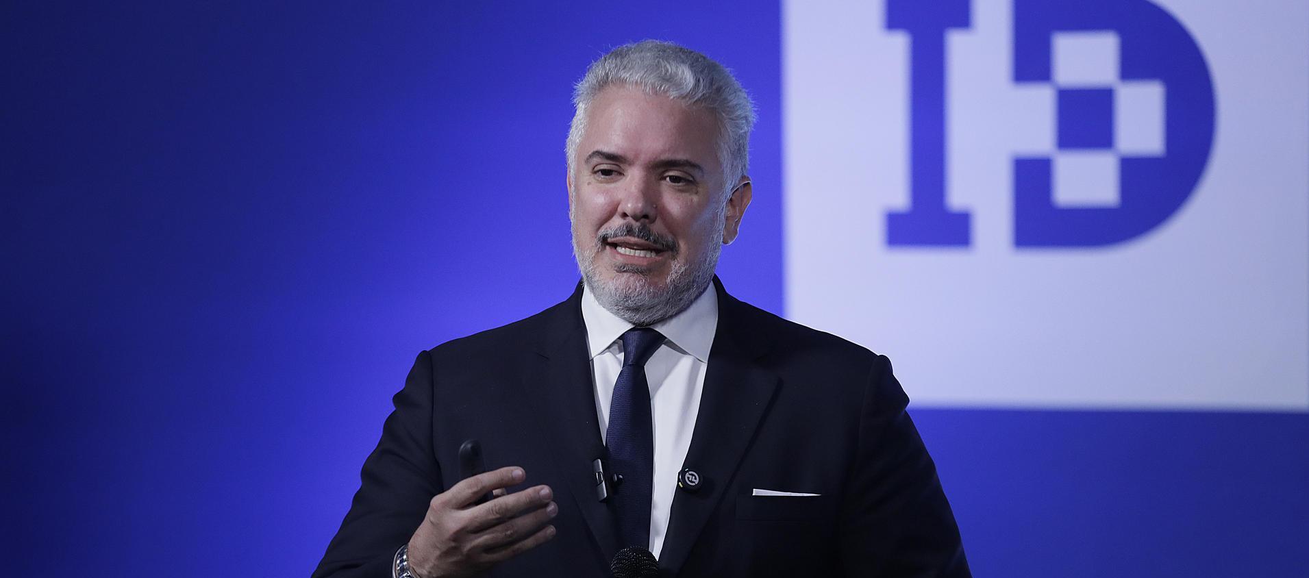 El expresidente Iván Duque.