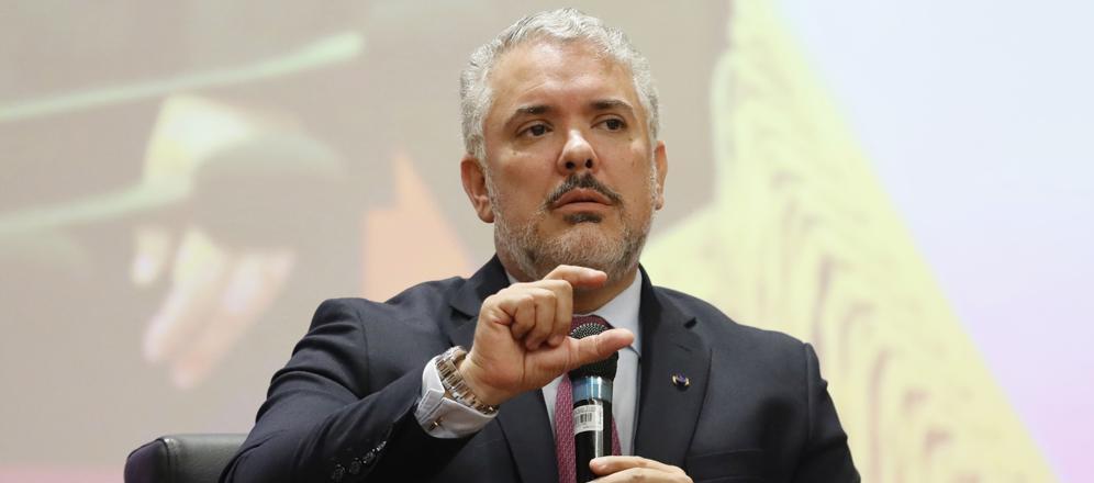 Iván Duque, expresidente de Colombia. 