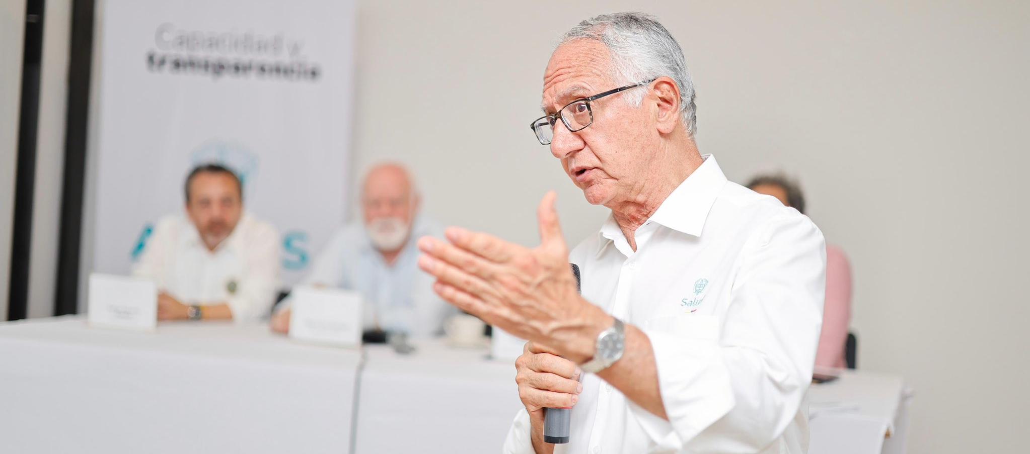 El Ministro de Salud, Guillermo Alfonso Jaramillo.